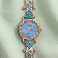 Floral Luxe Watch in 92.5 Silver
