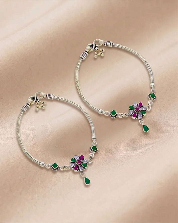 Floret Payal in 92.5 Silver