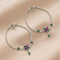Floret Payal in 92.5 Silver
