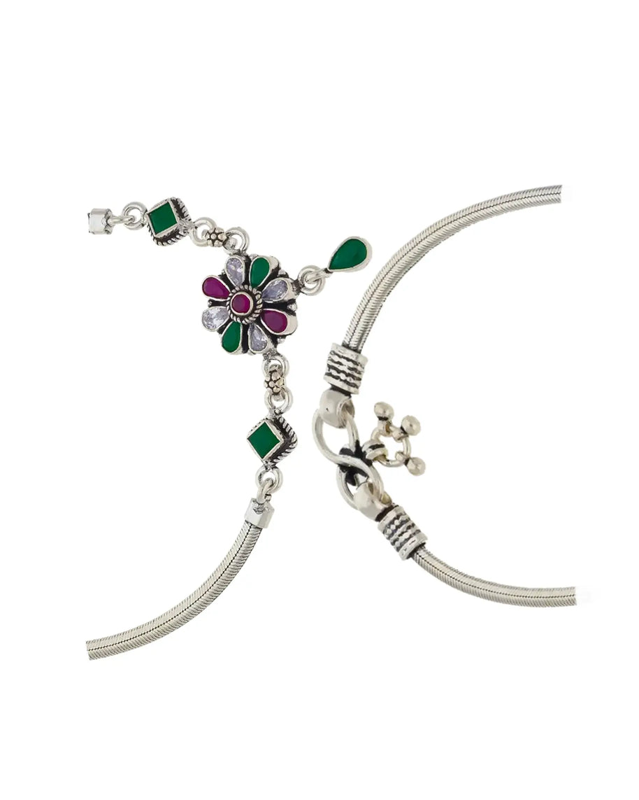Floret Payal in 92.5 Silver