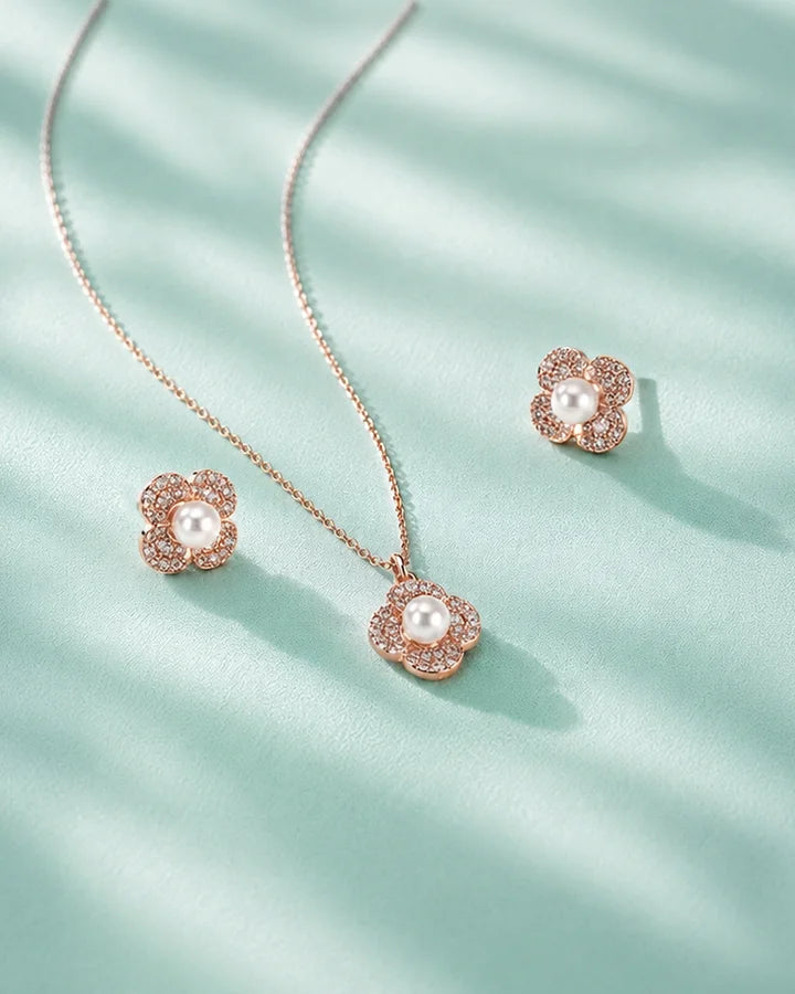 Lustre Bloom Charm Duo in 92.5 Silver