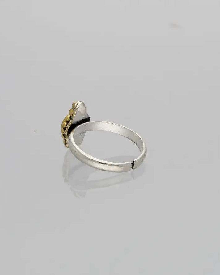 Verdant Toe Rings worn view - Silsila by Dvaar