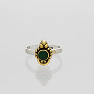 Verdant Toe Rings side view - Silsila by Dvaar