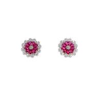 Floral Charm Duo in 92.5 Silver