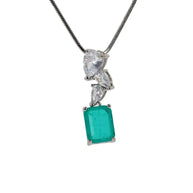 Moissanite Charm Duo in 92.5 Silver