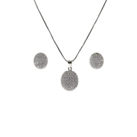 Honeycomb Charm Duo in 92.5 Silver
