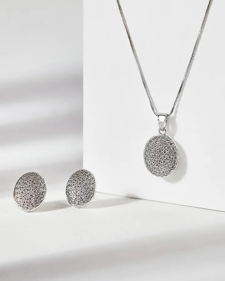 Honeycomb Charm Duo in 92.5 Silver