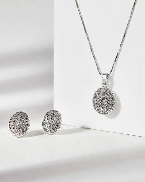 Honeycomb Charm Duo in 92.5 Silver - Silsila by Dvaar