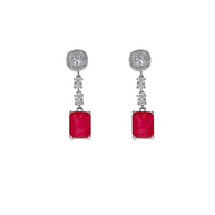 Red Pop Charm Duo side view - Silsila by Dvaar