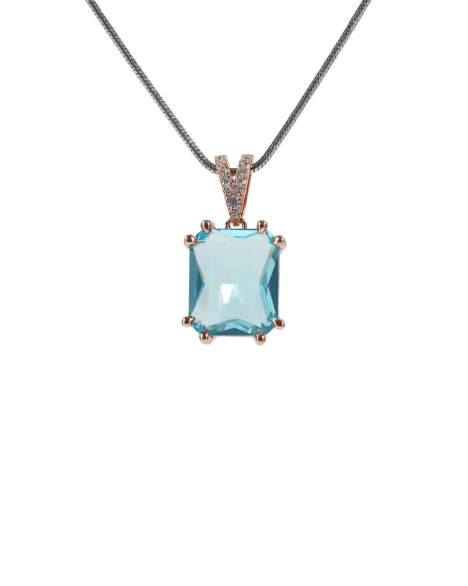 Aqua Charm Duo in 92.5 Silver