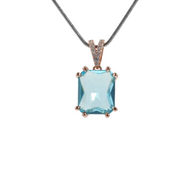 Aqua Charm Duo in 92.5 Silver