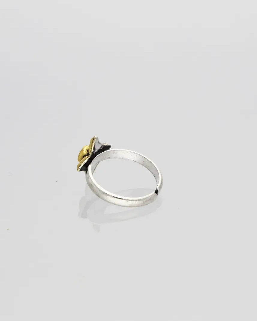 Star Toe Rings worn view - Silsila by Dvaar