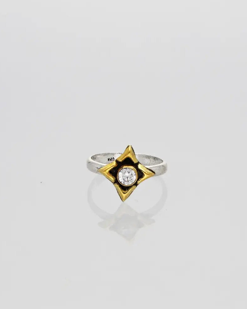 Star Toe Rings side view - Silsila by Dvaar