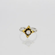 Star Toe Rings side view - Silsila by Dvaar