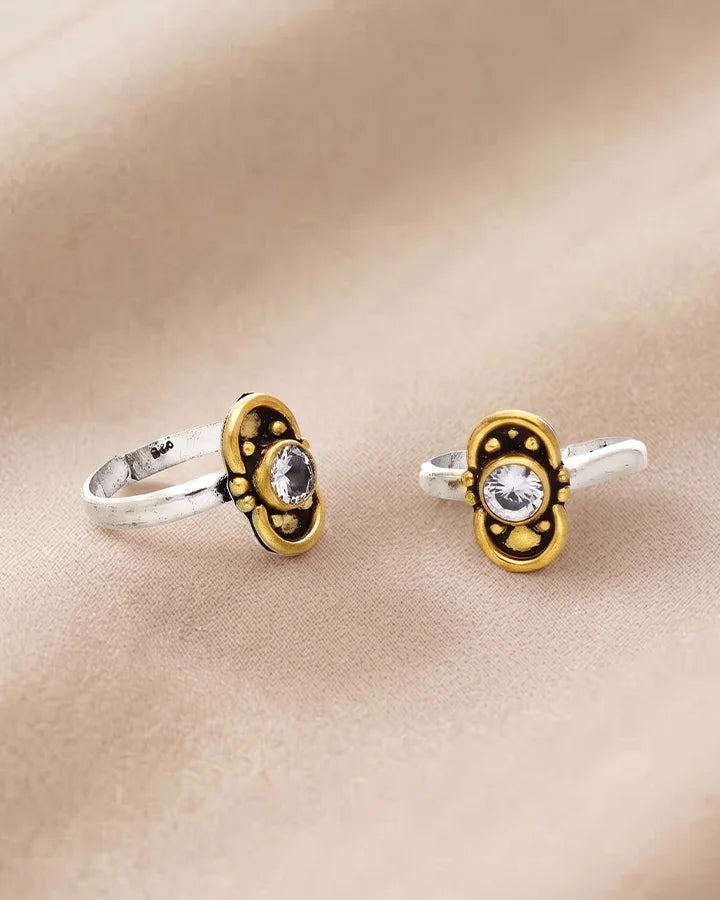 Shubhra Toe Rings in 92.5 Silver