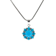 Blue Blossom Elegance Duo in 92.5 Silver