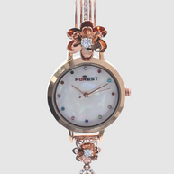 Floral Luxe Rose Gold Watch