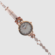 Floral Luxe Rose Gold Watch