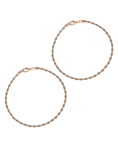 Spiralis Payal in 92.5 Silver