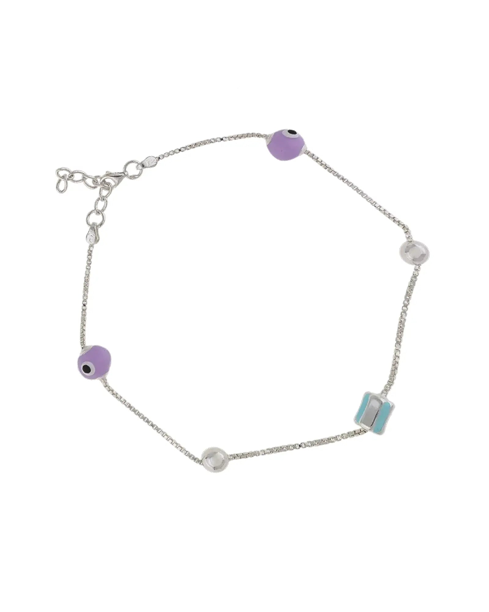 Evil Eye Payal in 92.5 Silver