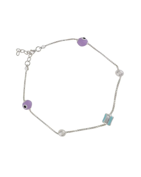 Evil Eye Payal in 92.5 Silver
