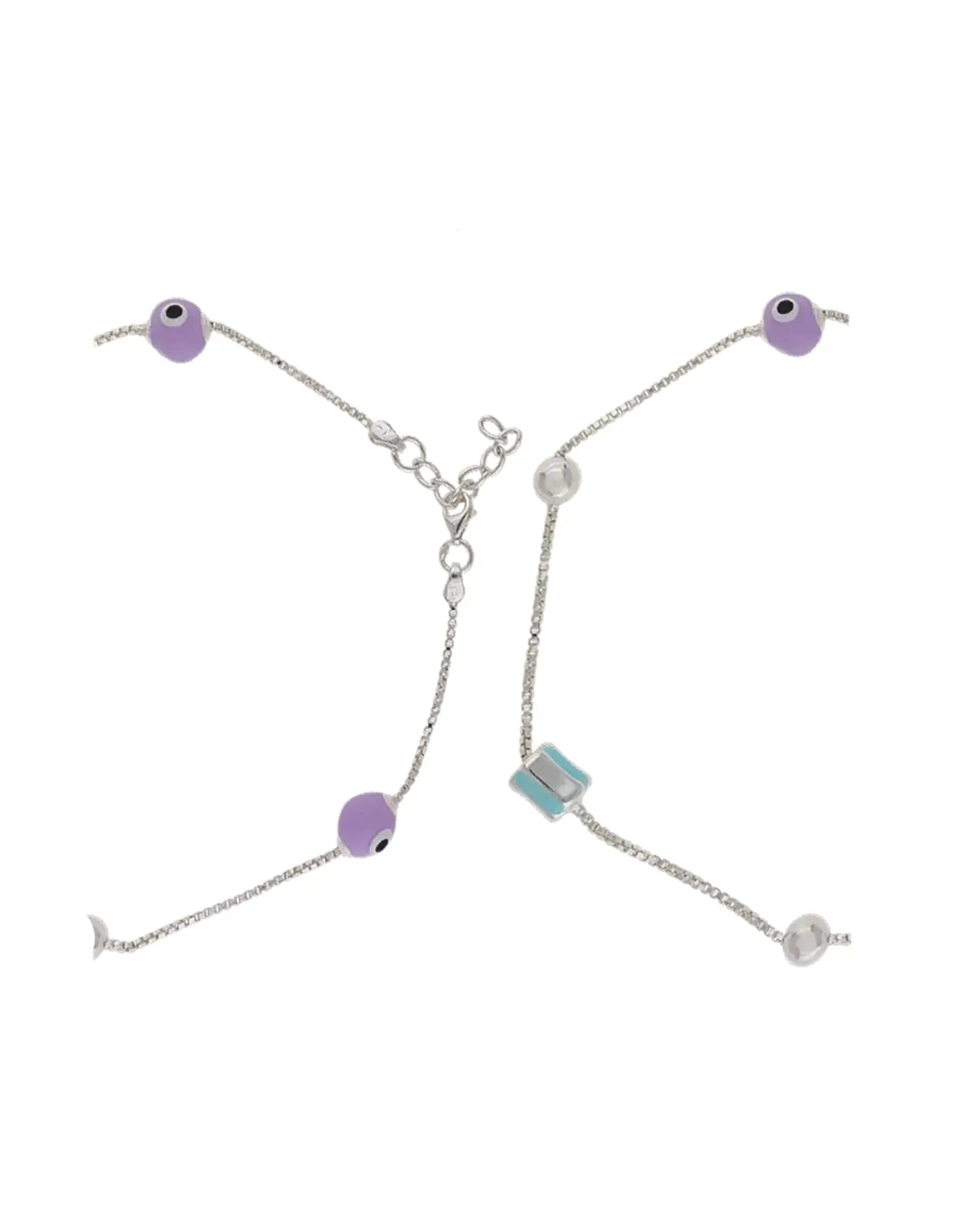 Evil Eye Payal in 92.5 Silver
