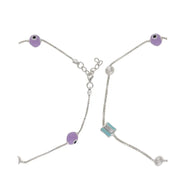 Evil Eye Payal in 92.5 Silver