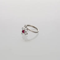 Floral Ring in 92.5 Silver