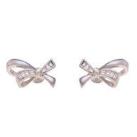 BowBelle Studs in 92.5 Silver detail - Silsila by Dvaar