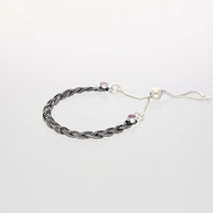 Oxidised Twisted Bracelet in 92.5 Silver