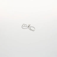 Infinity Love Pendant in 92.5 Silver