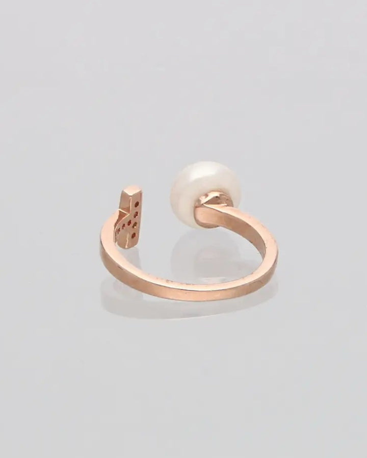 Moti Ring in 92.5 Silver