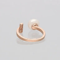 Moti Ring in 92.5 Silver