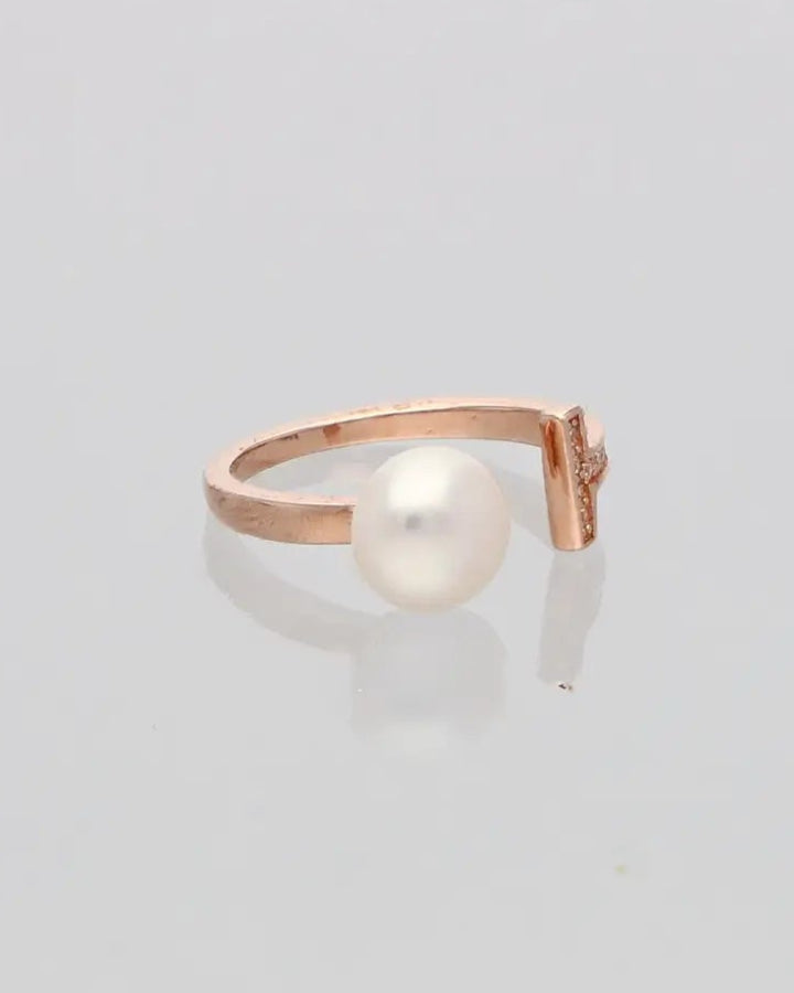 Moti Ring in 92.5 Silver