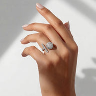 LuxeSphere Ring in 92.5 Silver
