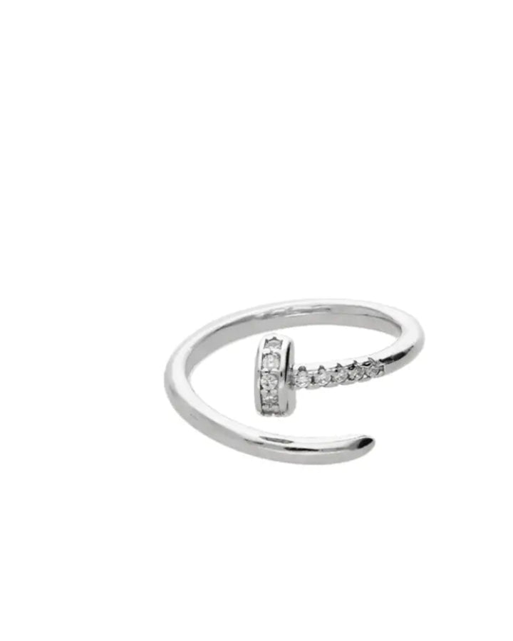 Nail Ring front view - Silsila by Dvaar