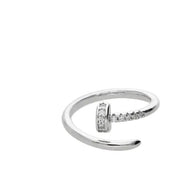 Nail Ring front view - Silsila by Dvaar