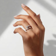 Nail Ring in 92.5 Silver