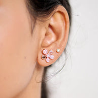 Petal Studs in 92.5 Silver - Silsila by Dvaar