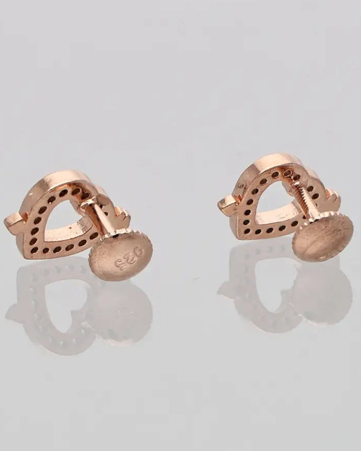 Arrow Studs in 92.5 Silver side view - Silsila by Dvaar