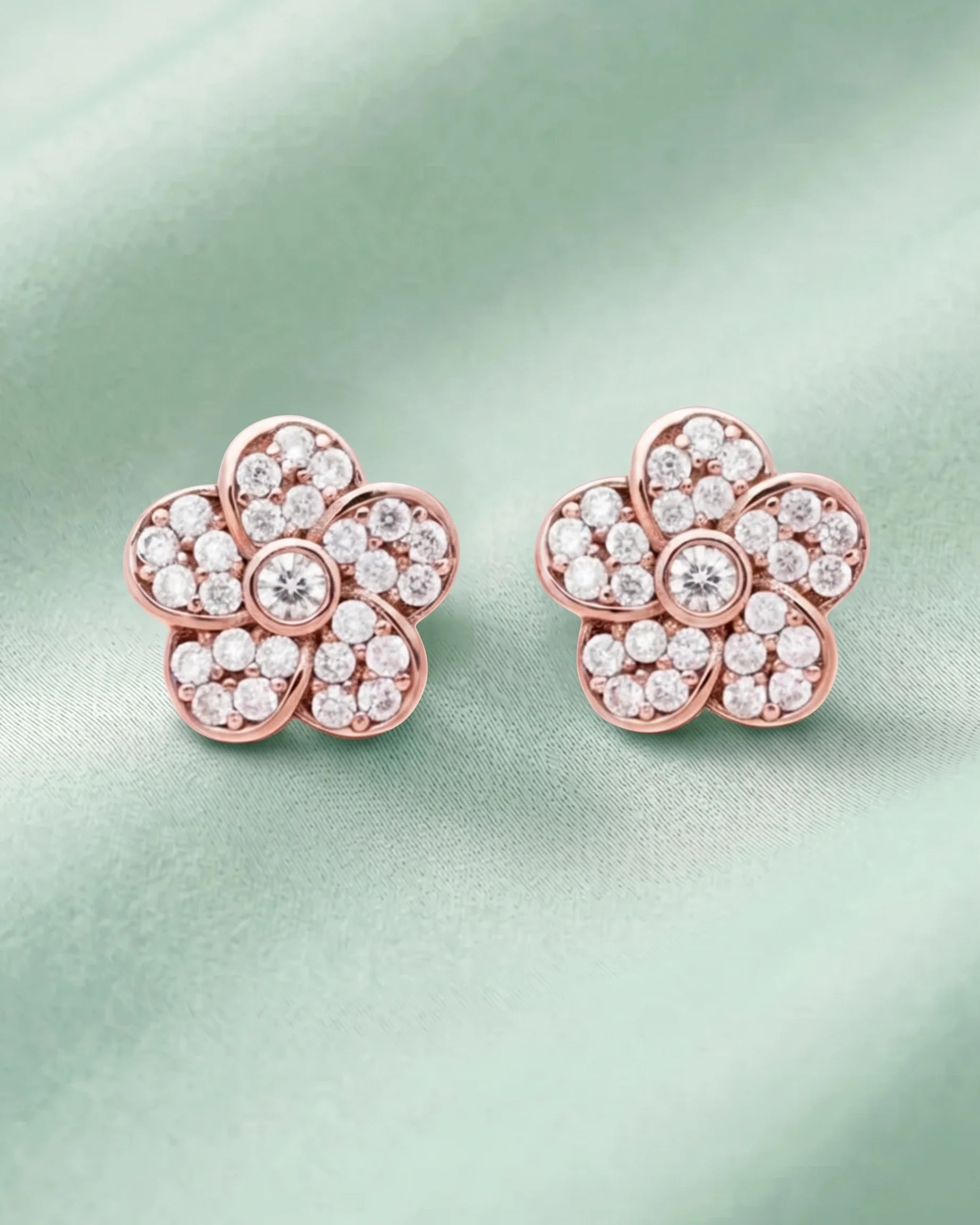 Sprig Studs in 92.5 Silver