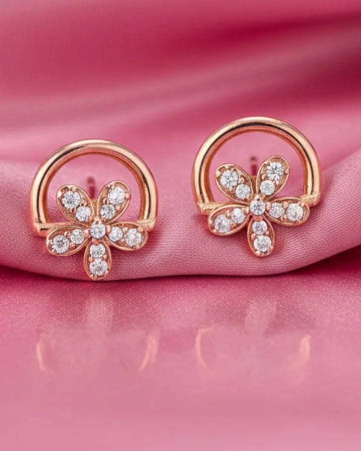 Sia Bloom Studs in 92.5 Silver - Silsila by Dvaar