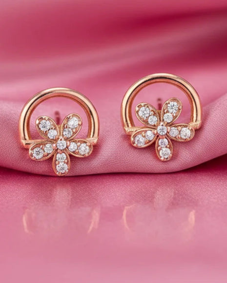 Sia Bloom Studs in 92.5 Silver - Silsila by Dvaar