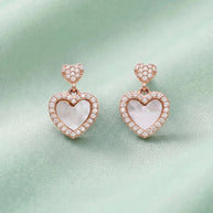 Heartfelt Drops in 92.5 Silver