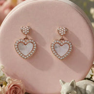 Heartfelt Drops in 92.5 Silver
