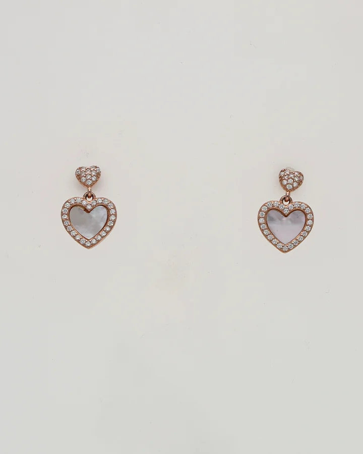 Heartfelt Drops in 92.5 Silver
