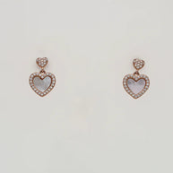 Heartfelt Drops in 92.5 Silver