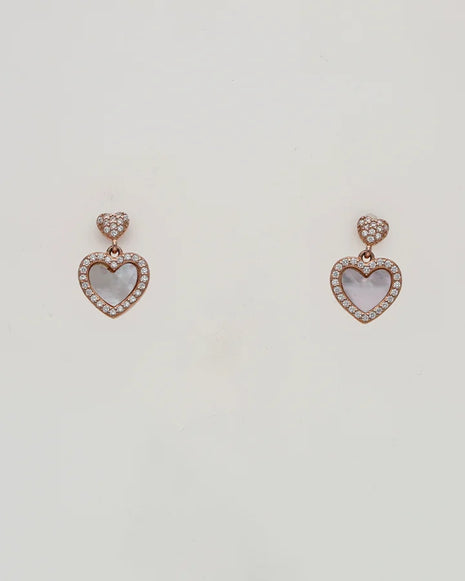 Heartfelt Drops in 92.5 Silver