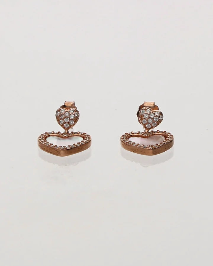 Heartfelt Drops in 92.5 Silver