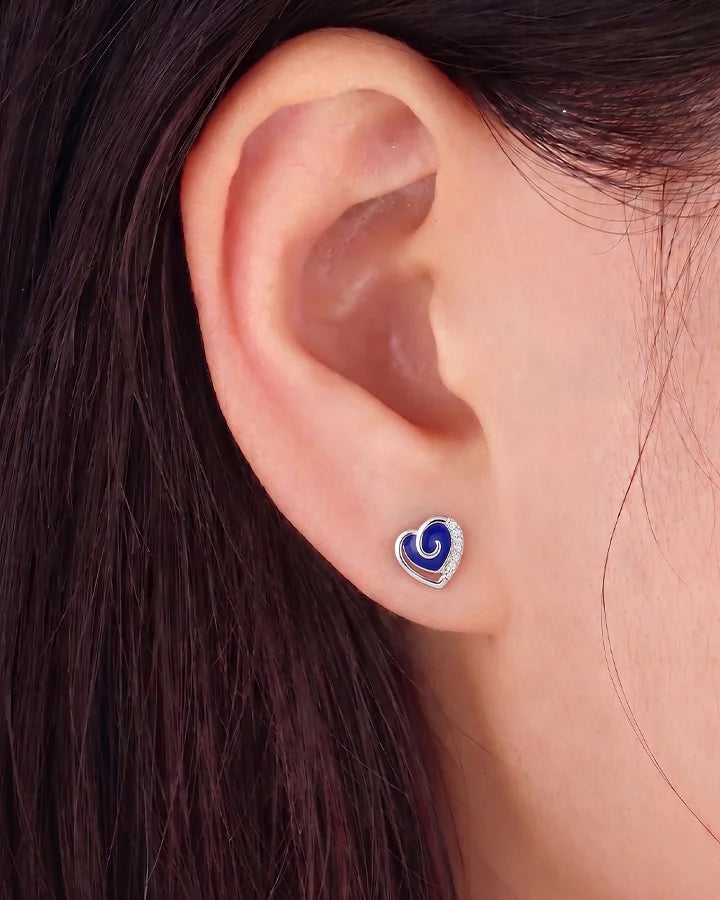 Hridaya Studs in 92.5 Silver
